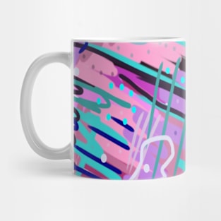 Purple Dream Expressive Abstract Mug